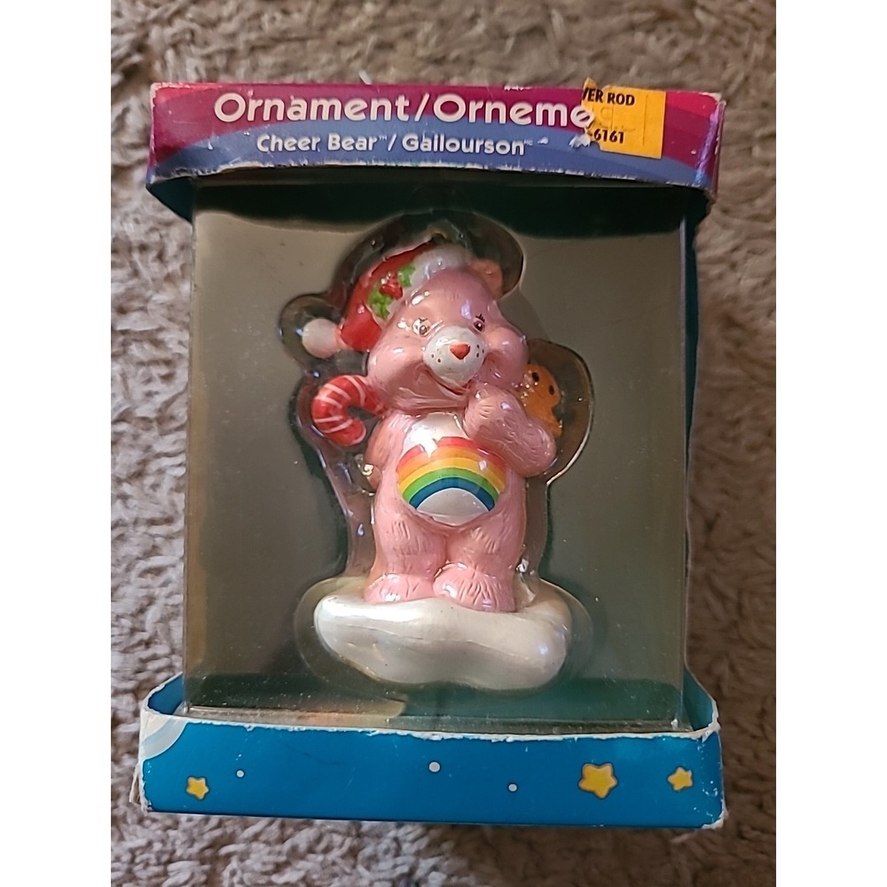2005 American Greetings Care Bears Christmas Ornament Cheer Bear